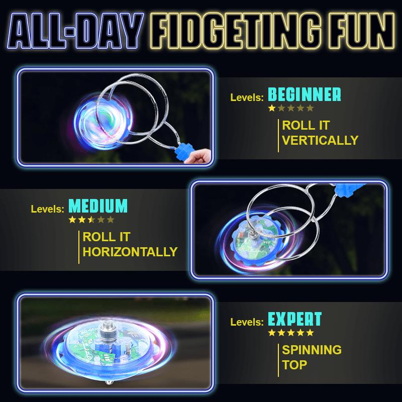LED Magnetic Gyro Wheel